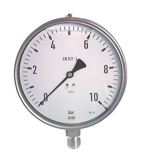 D21, Chemie-Manometer/Glyzerin, radial