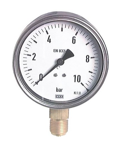 D10, Industrie-Manometer, radial