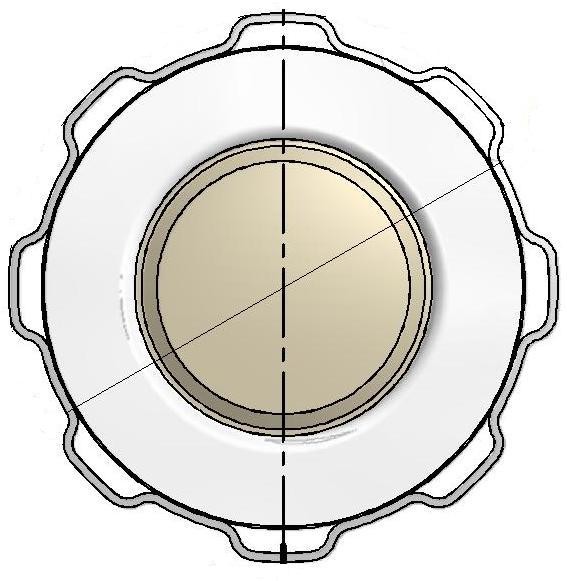 Zentrierring PN 40; Mehrpreis für Ventil CSD/CVD/DSF